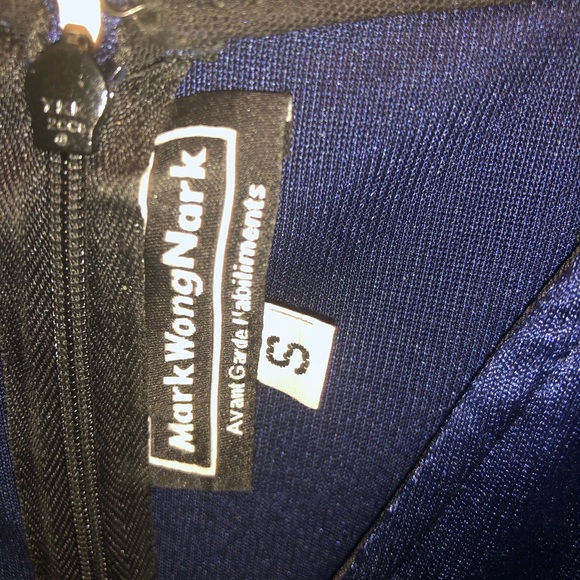 Mark Wong Nark Designer Plunge rare  Dress - Picture 2 of 4